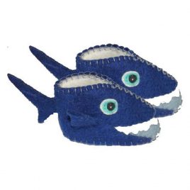 Shark Zooties Baby Booties